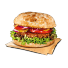 No Meat BBQ Burger (vegan)