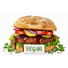 No Meat BBQ Burger (vegan)