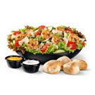 Black Tiger Salat mit Knoblauch-Garnelen