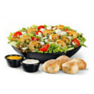 Black Tiger Salat mit Basilikumpesto