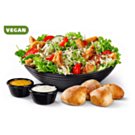 No Chicken Filet Salat (vegan)