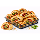 Pizzabrötchen Hot-Salami