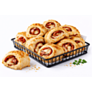 Pizzabrötchen mit Salami & Käse