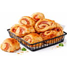 Pizzabrötchen mit Schinken & Käse