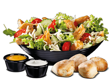 No Chicken Filet Salat (vegan)