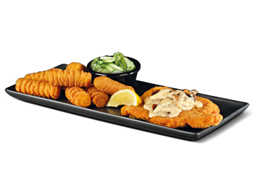 Champignon-Schnitzel