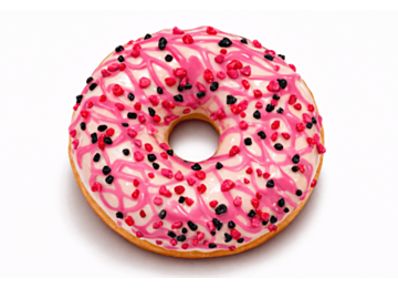 Raspberry-Cheesecake Donut