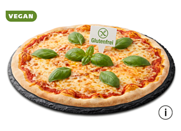 Glutenfreie Pizza nach Wunsch (vegan)