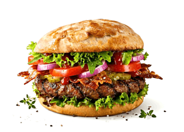 Burger BBQ Bacon