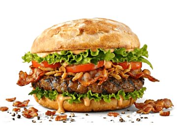 Burger Rösti Bacon