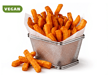 Süßkartoffel-Fries (vegan)