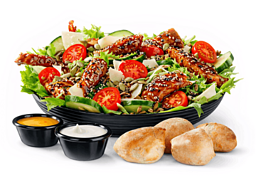 Chicken Filet Salat Teriyaki