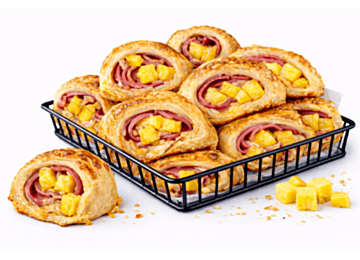 Pizzabrötchen Hawaii